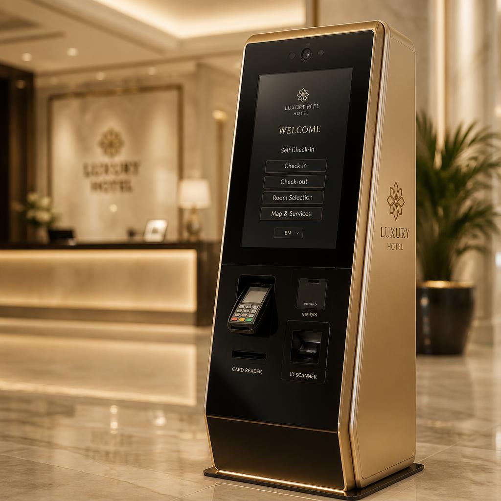Luxury self check-in kiosk